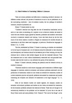 Diplomdarbs 'Contrastive Analysis of Children’s Literature Translation - J.K.Rowling’s Novels', 8.