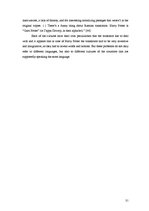 Diplomdarbs 'Contrastive Analysis of Children’s Literature Translation - J.K.Rowling’s Novels', 31.