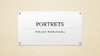 Prezentācija 'Portrets', 1.