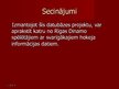Prezentācija 'Datu bāzes projekts', 6.