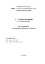 Diplomdarbs 'OCTA un KASKO apdrošināšana', 1.