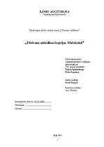 Referāts 'Tūrisma attīstības iespējas Mežciemā', 1.