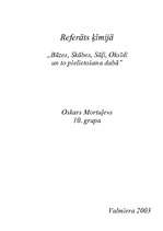 Konspekts 'Bāzes, skābes, sāļi, oksīdi - to pielietošana', 1.