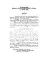 Referāts 'Grāmatvedības dokumentu veidi un klasifikācija', 1.