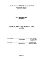 Referāts 'Viesnīcas "Jelgava" mārketinga vides analīze', 1.