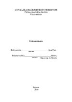 Prakses atskaite 'Viesnīcu prakse', 1.