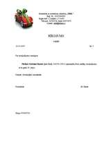 Paraugs 'Sekretāres personas lieta', 13.