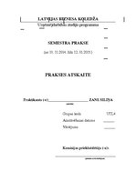 Prakses atskaite 'Prakses atskaite viesu namā "Ēmužas"', 1.