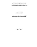 Referāts 'Uzņēmējdarbības novērtēšana', 1.