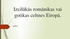 Prezentācija 'Izcilākās romānikas vai gotikas celtnes Eiropā', 1.