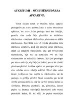 Referāts 'Atkritumi mūsu bērnudārza apkārtnē', 4.