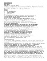 Eseja 'Transcendentalism - A New Revelation by Kurt Kawohl', 1.