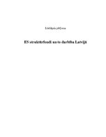 Referāts 'ES struktūrfondi un to darbība Latvijā', 1.