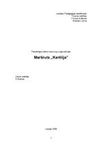 Referāts 'Maršruts - Karēlija', 1.