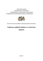 Referāts 'Krāpšanas gadījumi darījumos ar nekustamo īpašumu', 1.