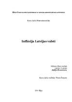 Referāts 'Inflācija Latvijas valstī', 1.