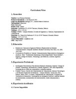 Paraugs 'Curriculum Vitae paraugs spāņu valodā', 1.