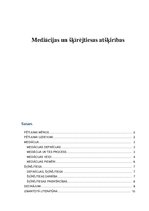 Referāts 'Mediacijas un skirejtiesas atskiribas', 1.