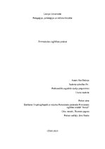 Prakses atskaite 'Pirmsskolas izglītības prakse', 1.