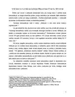 Eseja 'Krīzes komunikācija Latvijas Republikas Finanšu ministrijā', 3.