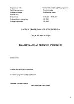 Prakses atskaite 'Ceļu būvniecība', 1.