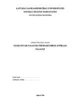 Referāts 'Uzskati par pasaules pirmsākumiem antīkās pasaules domātāju vidū', 1.