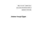 Referāts 'Zinātne Senajā Ēģiptē', 1.