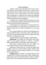 Konspekts 'Grupas organizācijās', 1.