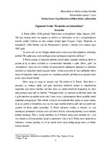 Konspekts 'Zigmunds Freids “Dzejnieks un fantazēšana”', 1.