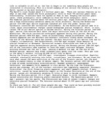 Eseja 'A brief History of Life on Earth', 1.