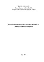 Referāts 'Sabiedrisko attiecību loma satiksmes drošības un vides aizsardzības kampaņās', 1.