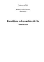 Paraugs 'Pārvadājumu maksas aprēķinu kārtība', 1.
