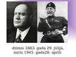 Prezentācija 'Fakti par Benito Musolīni', 2.