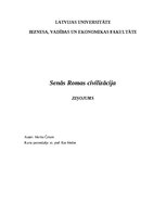 Referāts 'Senās Romas civilizācija', 1.