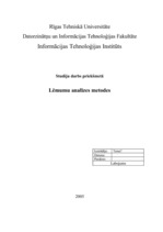 Referāts 'Lēmumu analīzes metodes', 376.