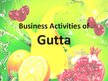 Prezentācija 'Business Activities of "Gutta"', 1.