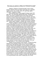 Eseja 'Recenzija par grāmatu "Dižkareivis Vilibalds Drosmiņš"', 1.