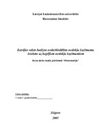 Referāts 'Latvijas valsts budžeta nodarbinātības nodokļu ieņēmumuietekme uz kopējiem nodok', 1.