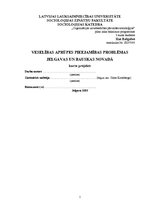 Referāts 'Veselības aprūpes pieejamības problēmas Jelgavas un Bauskas novadā', 1.