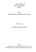 Referāts 'Komunikācijas process un komunikatīvās uztveres īpatnības', 1.