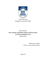 Diplomdarbs 'Bērna muzikālās un intelektuālās attīstības veicināšanas iespējas pirmsskolas pe', 1.