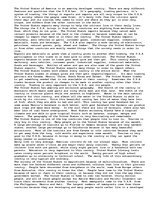 Eseja 'The United States of America', 1.