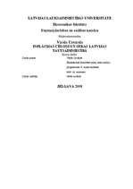 Referāts 'Inflācijas cēloņi un sekas Latvijas tautsaimniecībā', 1.