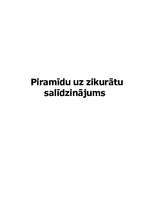 Konspekts 'Piramīdu un zikurātu salīdzinājums', 1.