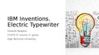 Prezentācija 'IBM inventions', 1.