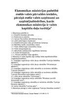 Referāts 'Ekonomikas ministrijas kompetence', 9.