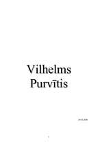 Referāts 'Vilhelms Purvītis', 1.