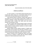 Eseja 'Lietišķa publikācija laikrakstam un atskaite par pasākumu', 1.