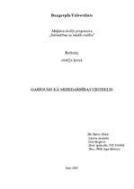 Referāts 'Garīgums kā mijiedarbības līdzeklis', 1.