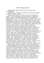 Eseja 'Metodoloģijas jēdziens, izpratne', 1.